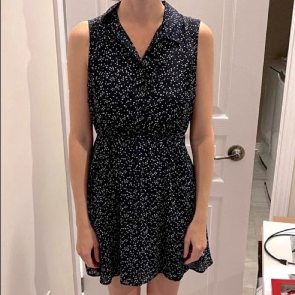 H&M Dress, Navy Blue with Stars